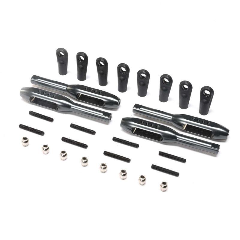 Team Losi Racing TLR144001  LwrShck Mount 4-Link BarSet 13.5" 4 LMT TTLMT