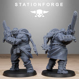 3D Printed Corrupted Guard Butchers by StationForge Miniatures