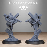 3D Printed GrimGuard Objective Markers by Stationforge Miniatures