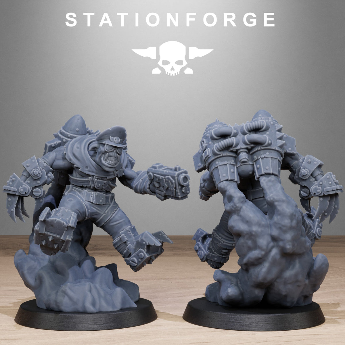 3D Printed Orkaz Flyers by StationForge Miniatures