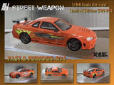 Street Weapon Nissan R34 GT-R Fast & Furious Livery 1:64