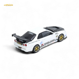 Inno64 Top Secret R34 GT-R White 1:64