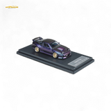 MicroTurbo Nissan 180SX Spirit Rei Purple Chameleon 1:64