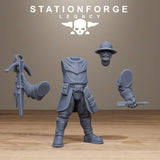 3D Printed Thorncrest Hunters by StationForge Miniatures