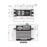 AGFRC SA75BHLW 55Kg High Torque / High Speed Waterproof Servo