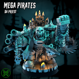 3d Printed Mega Pirate Priest by Mekka Miniatures