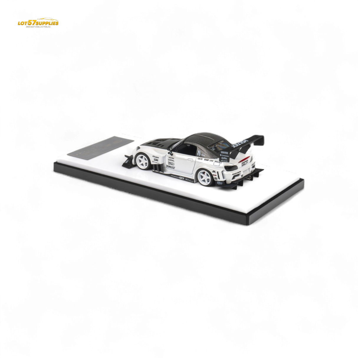 Microturbo Honda S2000 Metallic White 1:64