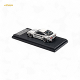 MicroTurbo Nissan 180SX Pandem Rocket Bunny White 1:64