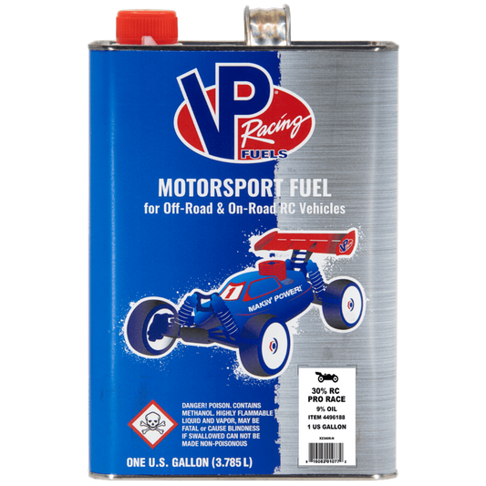 VP RACING 30% Rc Car PowerMaster Nitro Racing Fuel (1) GALLON PART# 4496188