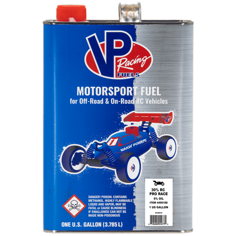 VP RACING 30% Rc Car PowerMaster Nitro Racing Fuel (1) GALLON PART# 4496188