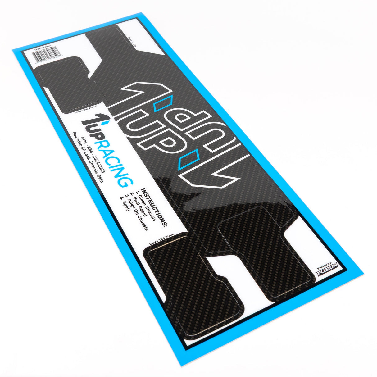 1up Racing CF Look Chassis Skin - XRAY XB4 '26