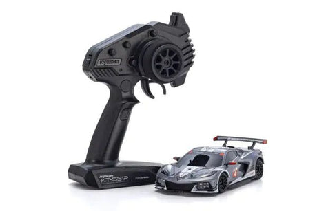 KYOSHO 32356GMW MINI-Z RWD MR-04 readyset CHEVROLET® CORVETTE® C8.R Gunmetal / White