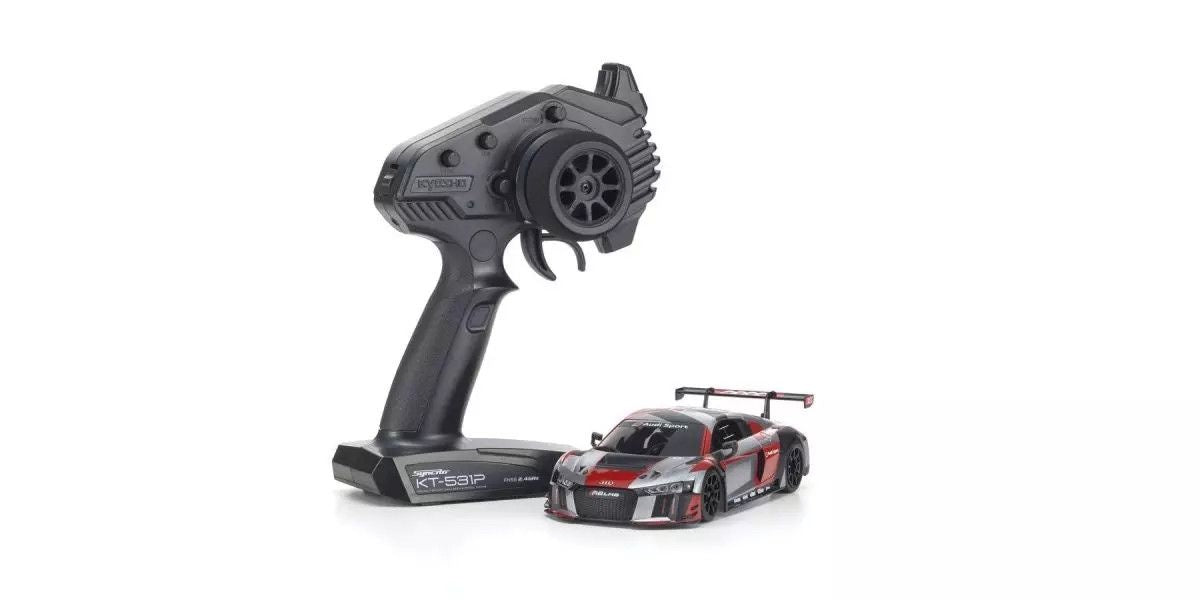 Khosho 32357RGB Mini-Z RWD MR04 Audi R8 LMS 2016 Gray/Red