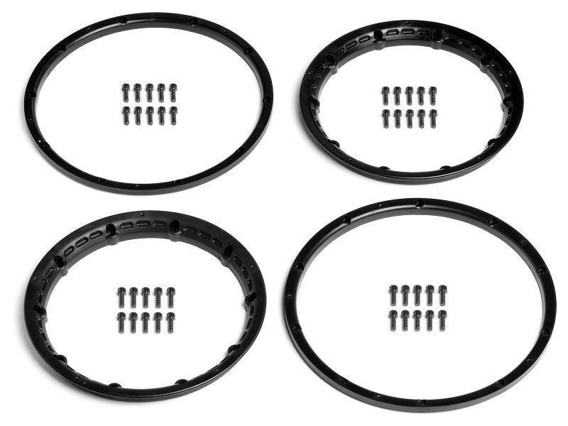 HPI 3271 Heavy Duty Wheel Bead Lock RIings (Black/ 2pcs)/Protect Tires Baja