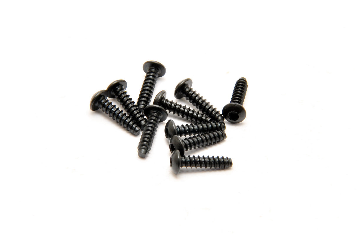 Hobao 33312T HEX SOCKET BUTTON HEAD TAPPING SCREW M3x12mm, 10PCS