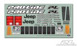 Pro-Line 3362-00 Jeep Comanche Full Bed 313mm Clear Body 1/10 SCX10