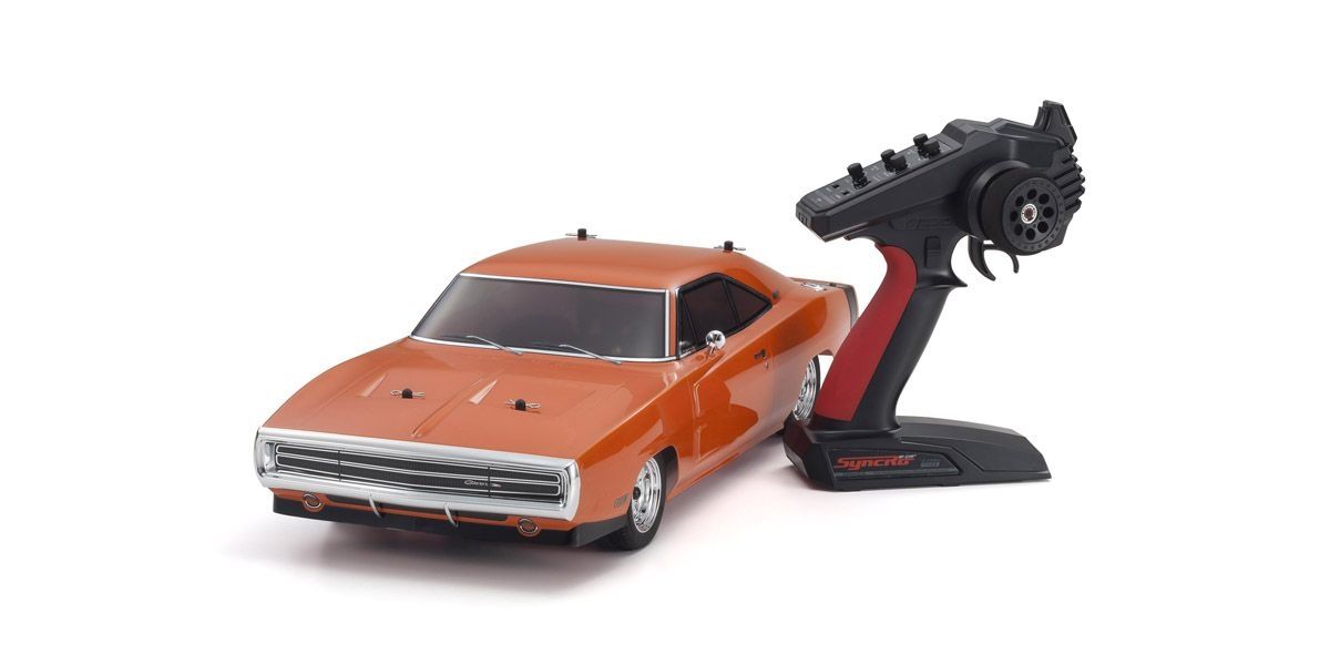 KYOSHO 34417T1C 1/10 Scale Radio Controlled Electric Powered 4WD FAZER Mk2 FZ02L Series Readyset Dodge Charger 1970 Hemi Orange