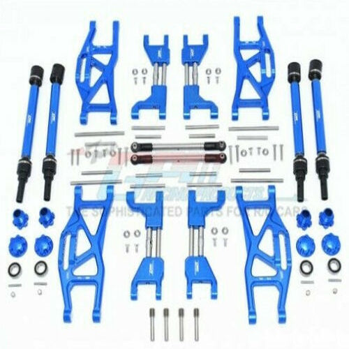 GPM Racing TXMS100-B Traxxas Maxx Alum. Widening Kit W/ Arms, CVDs & Turnbuckles