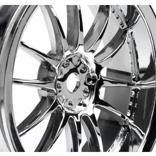 HPI 3280 Work XSA 02C Wheel 26mm Chrome 3mm Offset(2) Sprint 2 / E10 / Nitro RS4