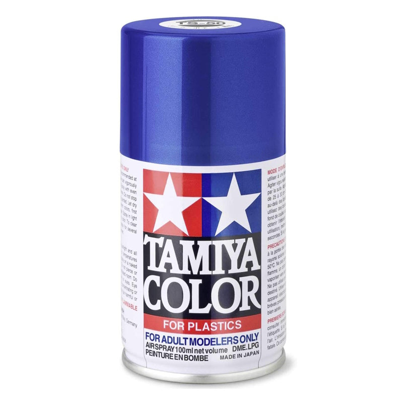 Tamiya TAMTS-50 85050 Spray Lacquer TS-50 Blue Mica - 100ml Spray Can
