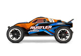 TRAXXAS 37254-8 ORANGE Rustler 2WD HD w/USB-C Model 37254-8