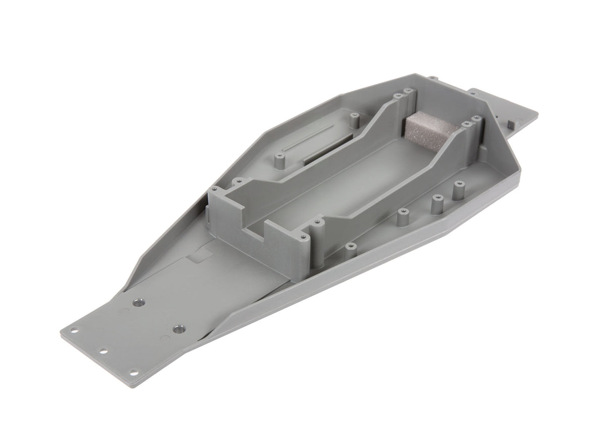 TRAXXAS 3728A LOWER CHASSIS GRAY 166MM BATT COMPARTMENT