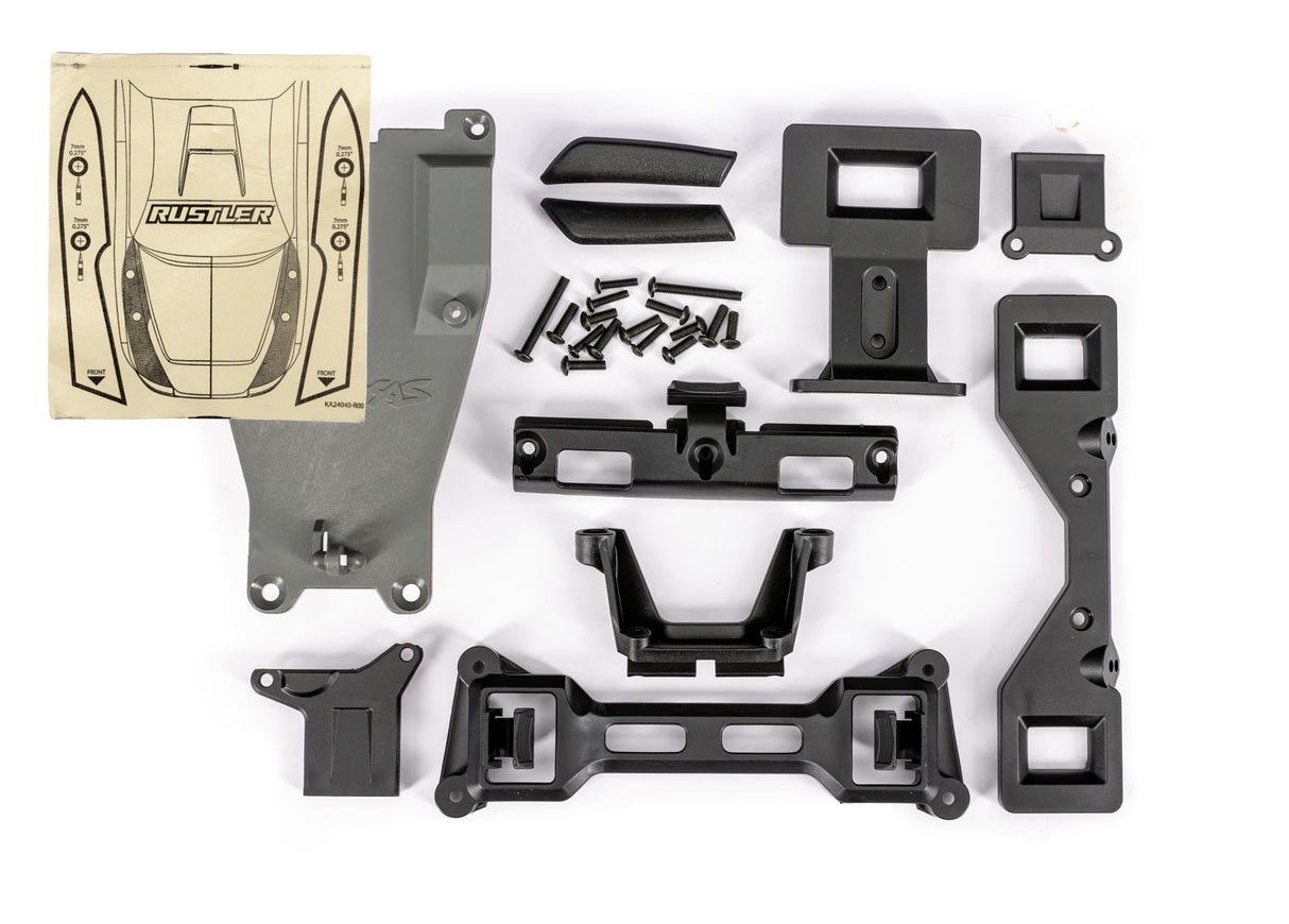 TRAXXAS 3734R BODY CONVERSION KIT RUSTLER