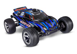 TRAXXAS 37354-4 BLUE Rustler 2WD BL-2s HD