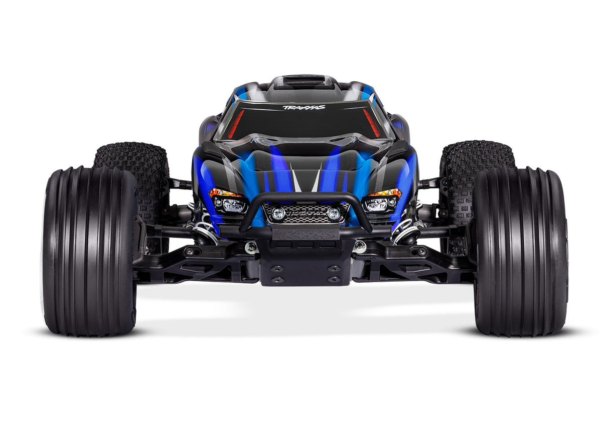 TRAXXAS 37354-4 BLUE Rustler 2WD BL-2s HD