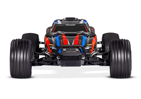 TRAXXAS 37354-4 RED Rustler 2WD BL-2s HD