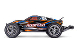 TRAXXAS 37354-4 ORNG Rustler 2WD BL-2s HD