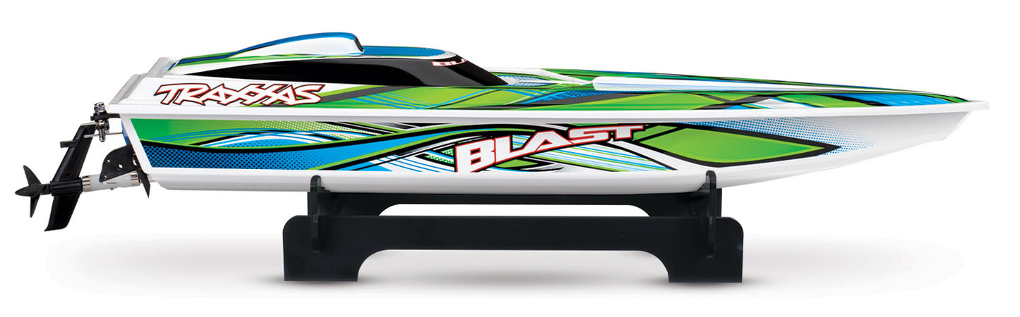 Traxxas 38104-8 Green Blast High-Performance Electric RC Boat