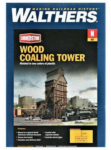 Walthers 933-3823 Wood Coaling Tower Model Kit
