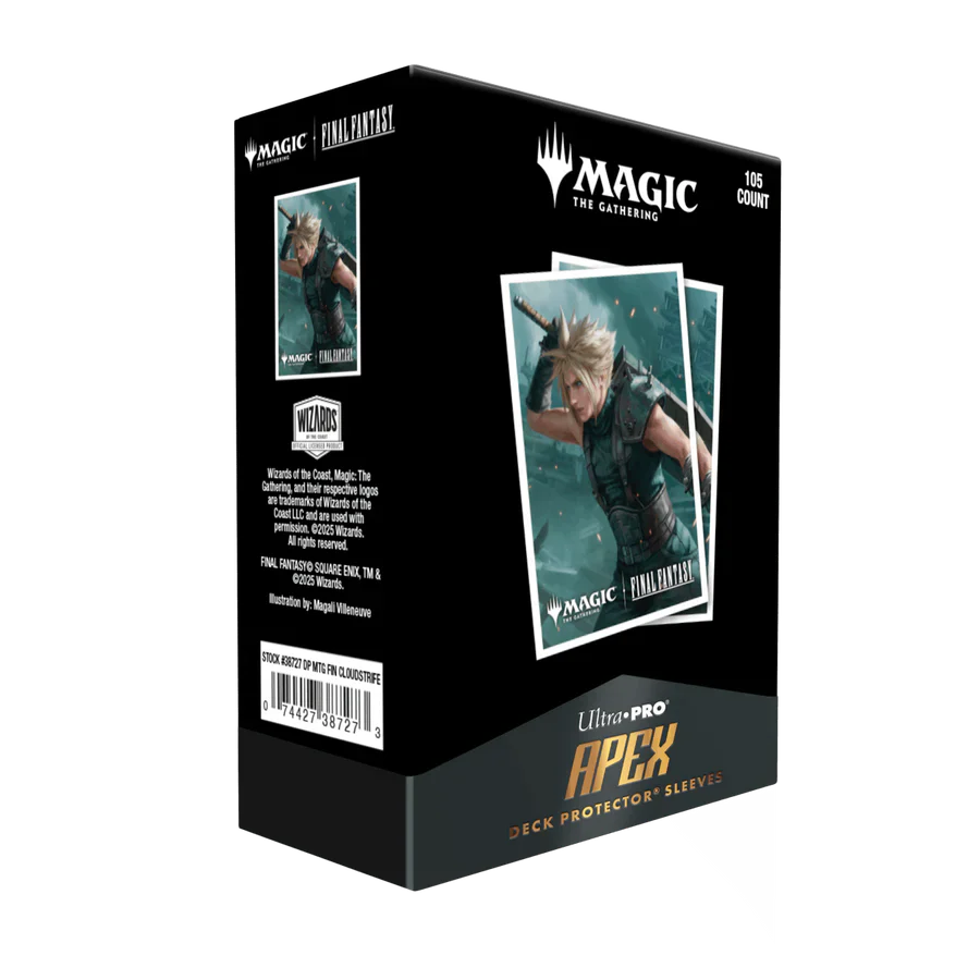 Magic: The Gathering®—FINAL FANTASY™ Cloud, Planet's Champion 105ct APEX DECK PROTECTOR® Sleeves
