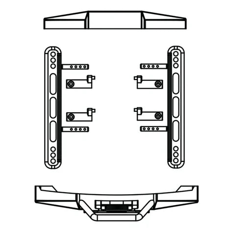 FURITEK FUR-2370 FX118 KATANA BUMPER & SIDE STEP SET