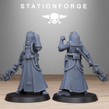 3D Printed GrimCorp Seers by StationForge Miniatures