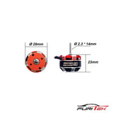 FURITEK FUR-2345 KOMODO 2208 2500KV BRUSHLESS MOTOR FOR AXIAL UTB18 CAPRA