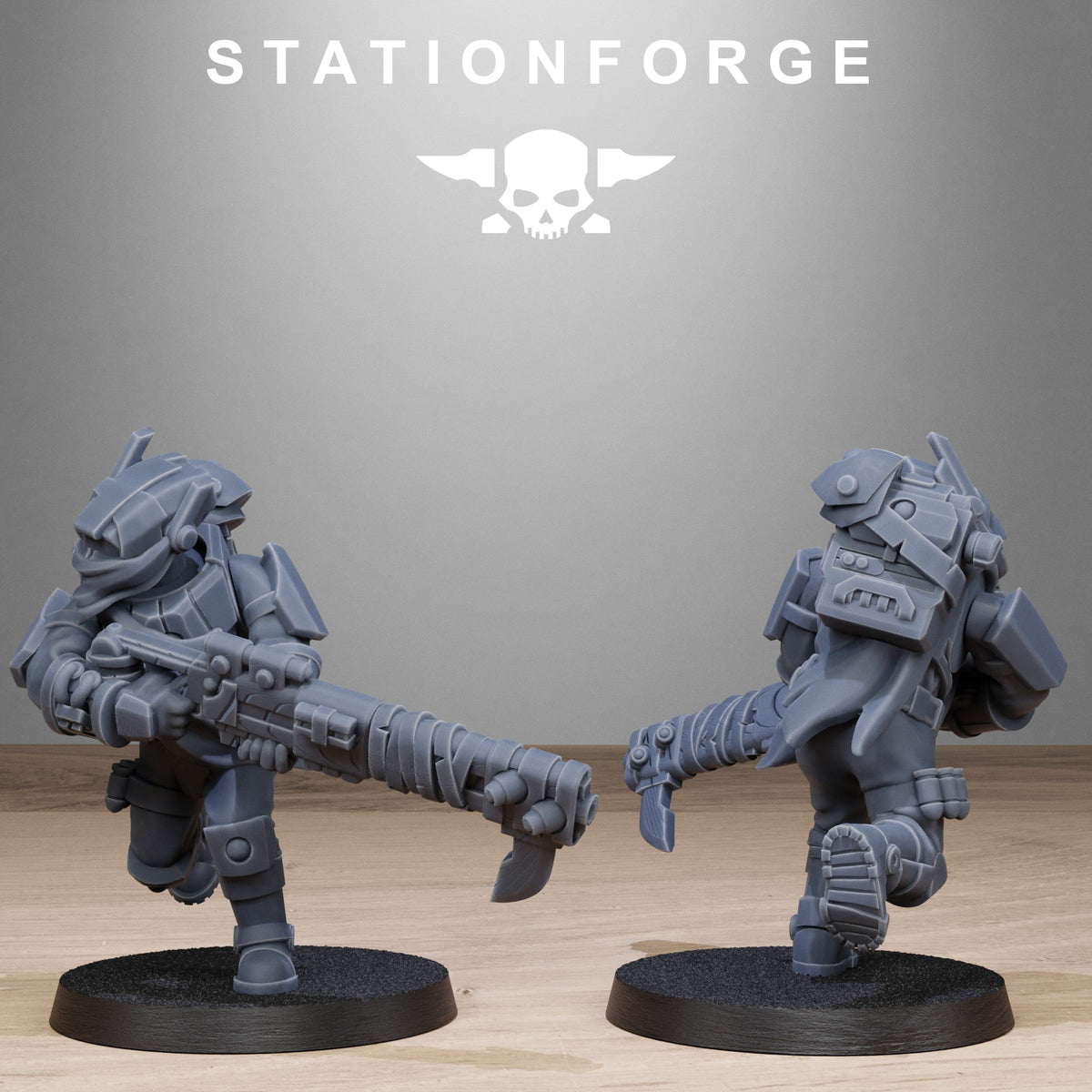 3D Printed Tarion Hunters x10 by StationForge Miniatures