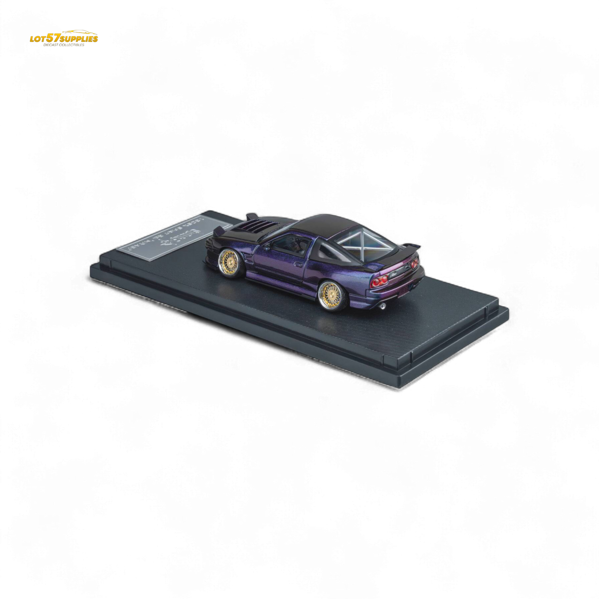MicroTurbo Nissan 180SX Spirit Rei Purple Chameleon 1:64