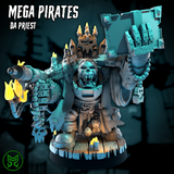 3d Printed Mega Pirate Priest by Mekka Miniatures