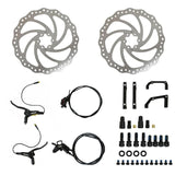 EUNORAU 4-Piston Hydraulic Brake Set with 203MM Disc Rotors