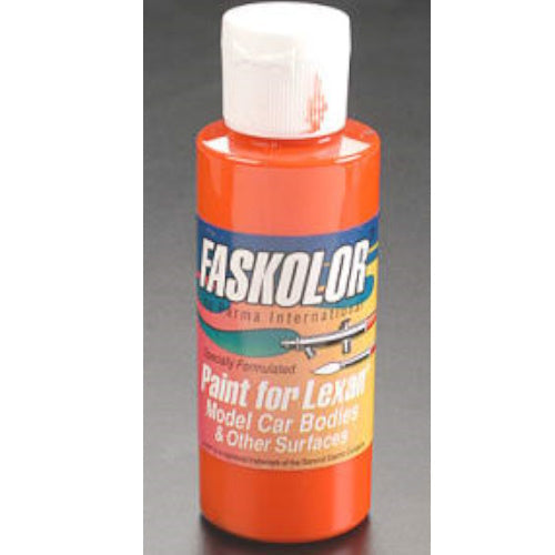 Parma 40309 Faskolor Water Based Airbrush Paint Faslucent Orange 2oz