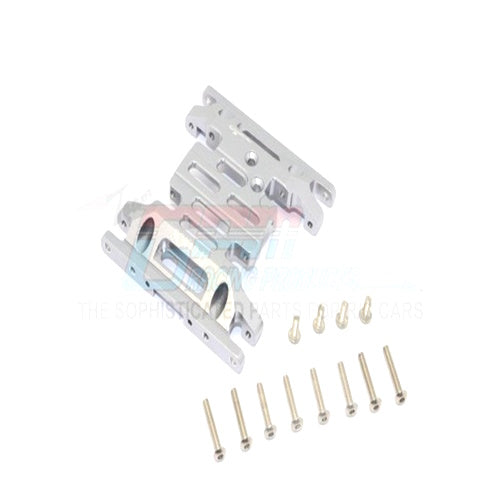 GPM Racing SCX2038B-GS SCX10 II Aluminium Gear Box Bottom Mount - Gun smoke