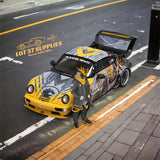 Cool Car Porsche RWB 964 BANSHEE MECHA Livery Figure Version 1:64