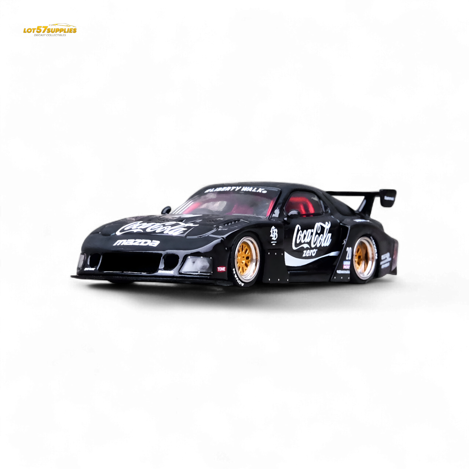 Inno64 Mazda RX-7 LBWK Black 1:64