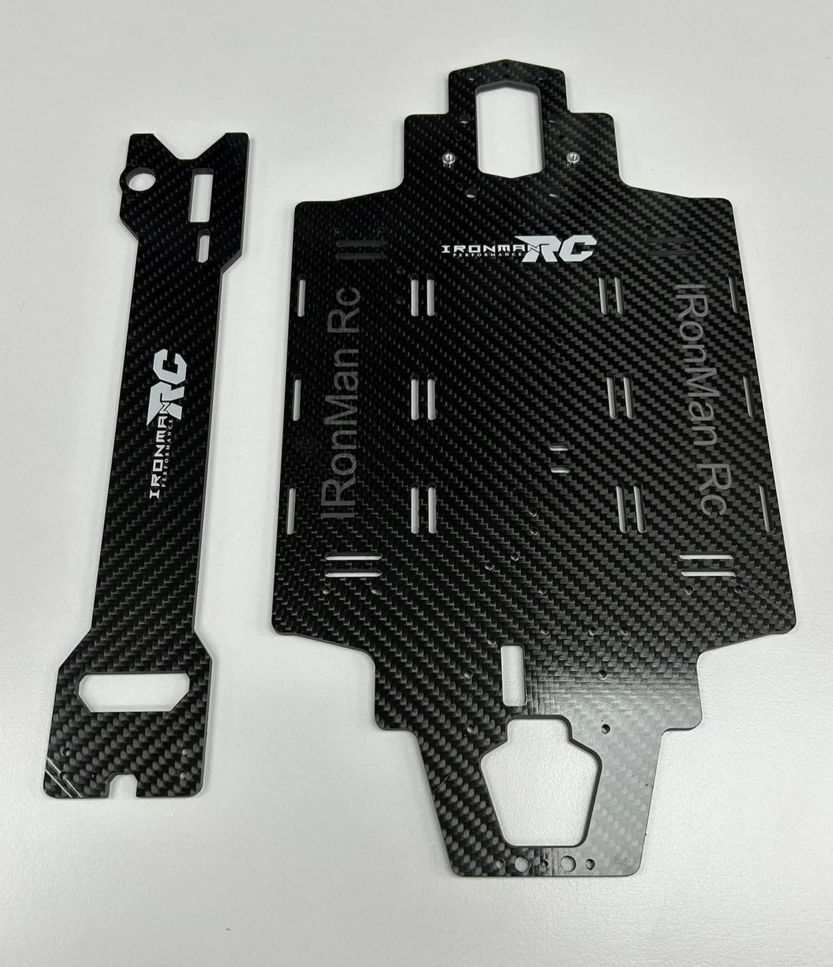 IRonManRc Hobao Epx *EXTENDED* Carbon Fiber Wide Chasis Kit w/ Top Brace