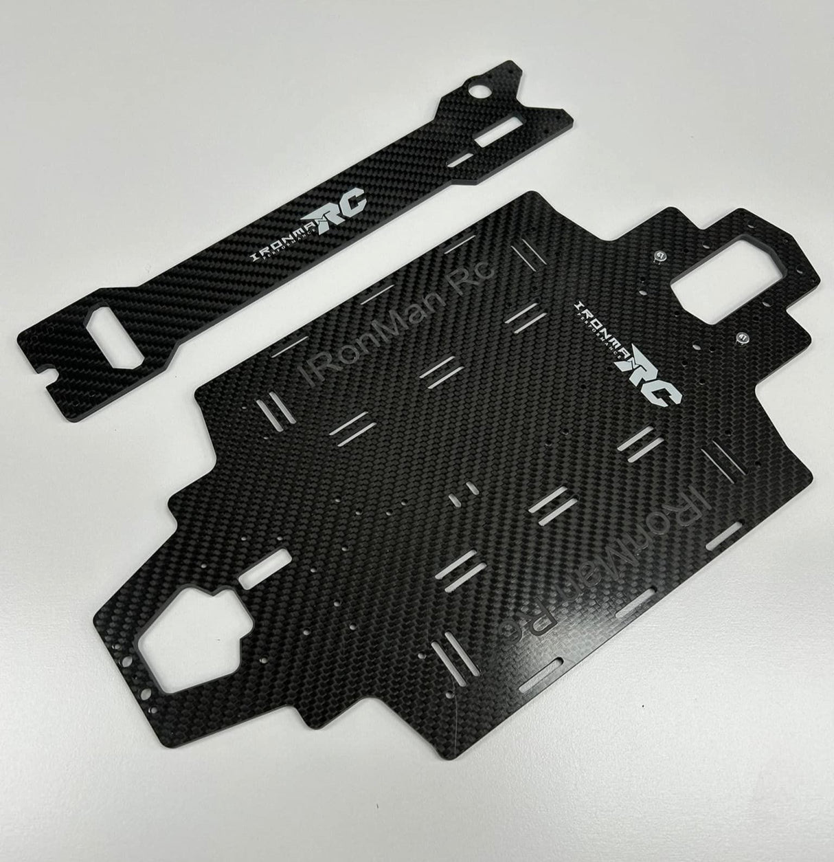 IRonManRc Hobao Epx *EXTENDED* Carbon Fiber Wide Chasis Kit w/ Top Brace