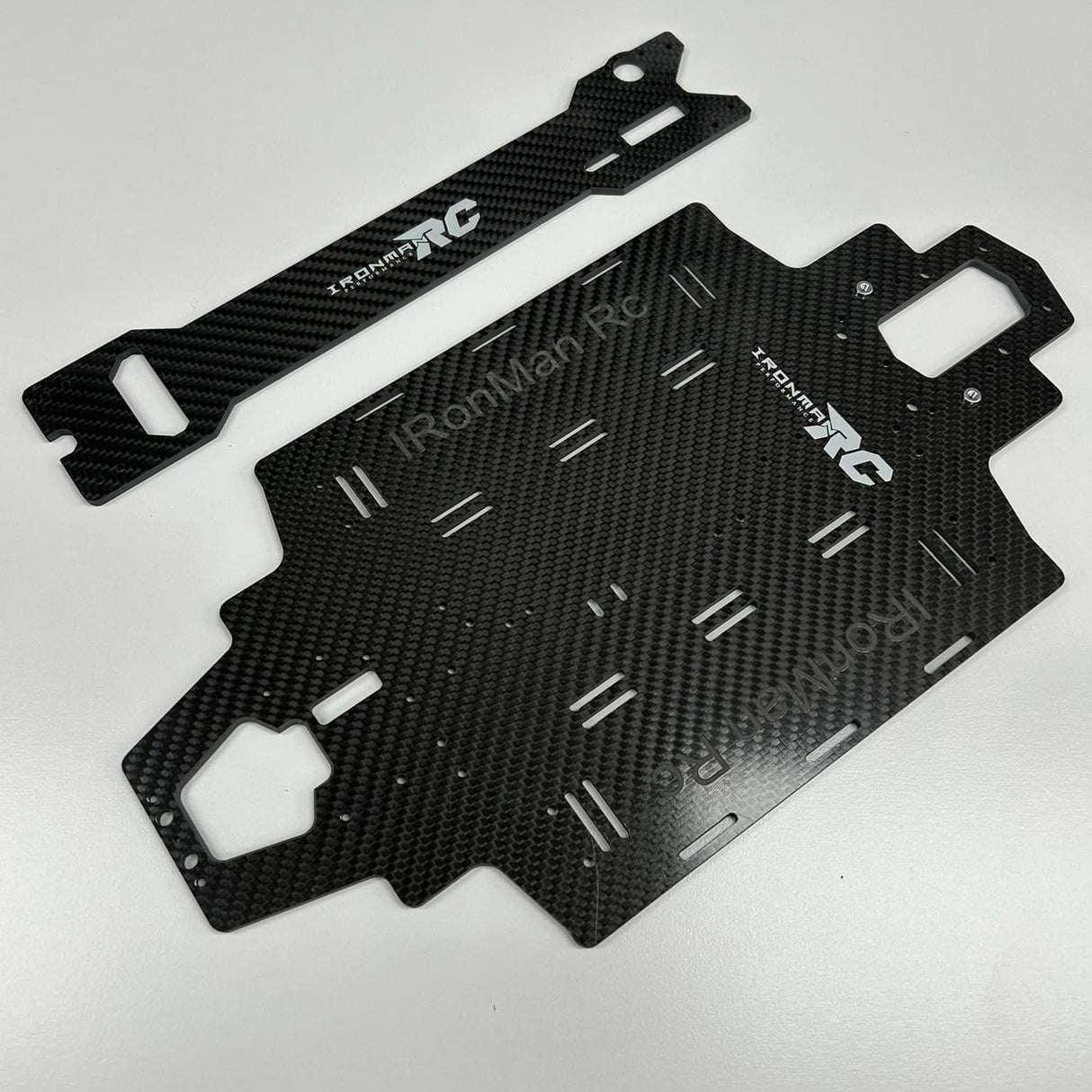 IRonManRc Hobao Epx *EXTENDED* Carbon Fiber Wide Chasis Kit w/ Top Brace