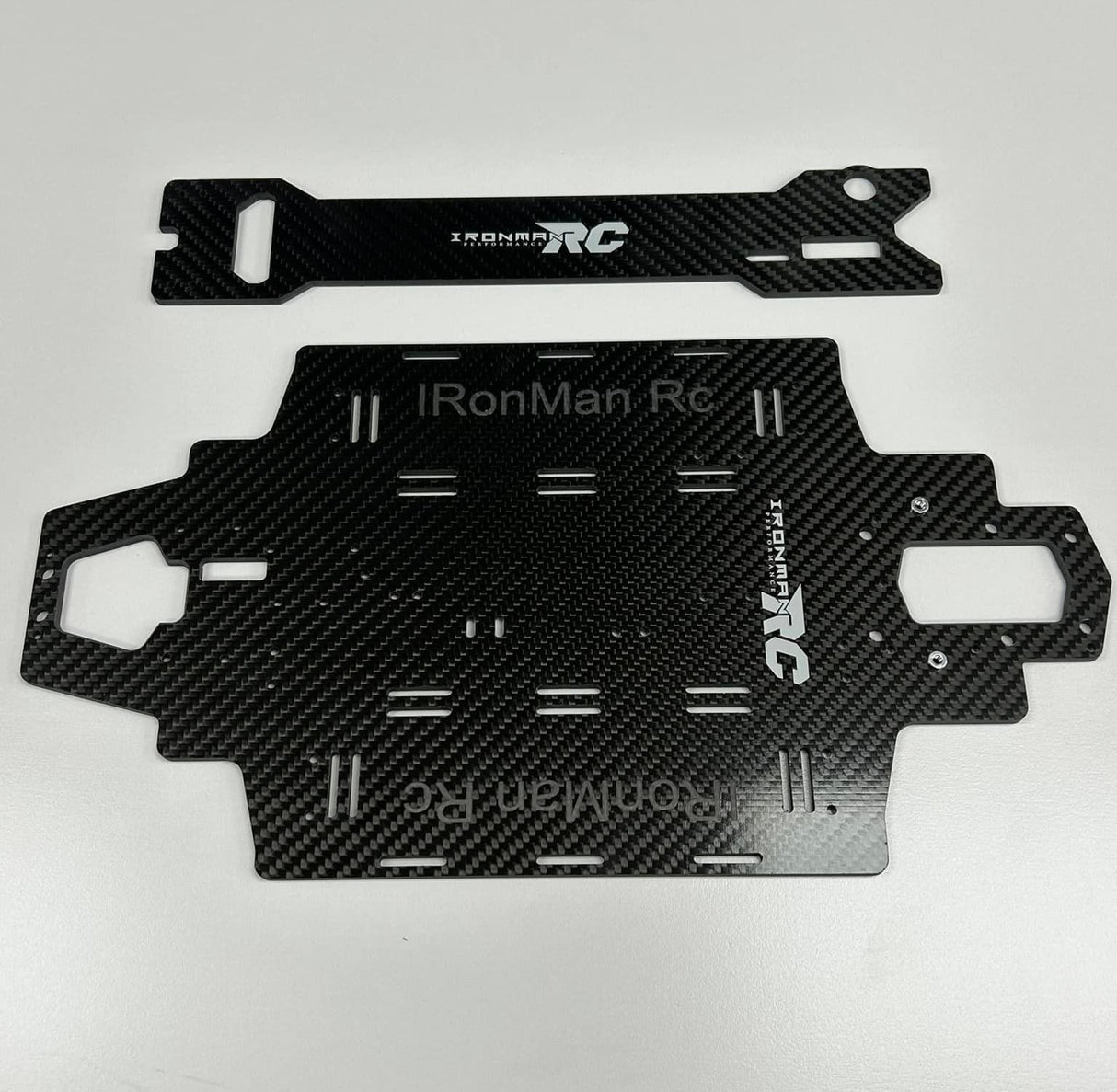 IRonManRc Hobao Epx *EXTENDED* Carbon Fiber Wide Chasis Kit w/ Top Brace