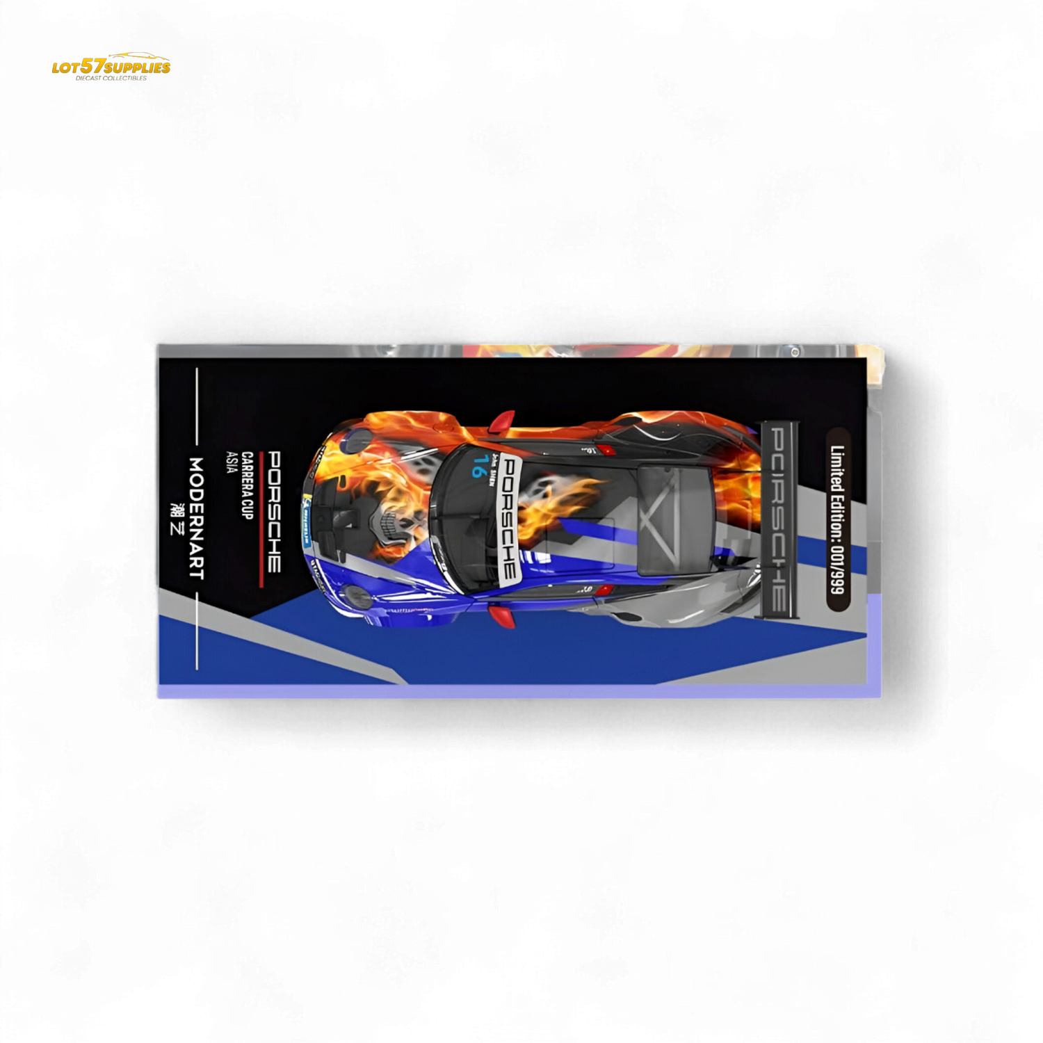 Modernart Porsche 911 GT3 Carrera Cup Asia Masters #16 1:64